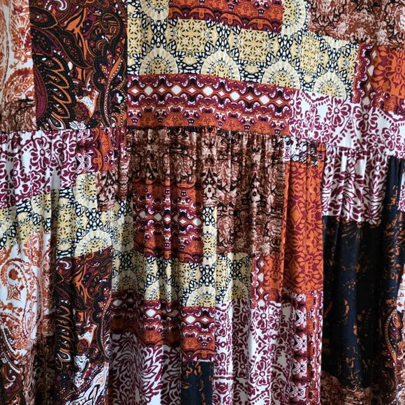 EUC DB Moon Beautiful Fall Short Sleeve Dress with pockets - Picture 5 of 5